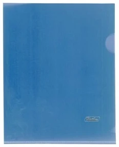 Mape-stūrītis L-veida A5 0.18mm zila