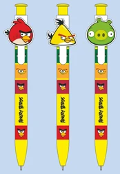 Lodīšu pildspalva "Angry Birds" zila 0.7mm