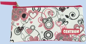 Pouch "Heards" 21.5x10cm (polyester)