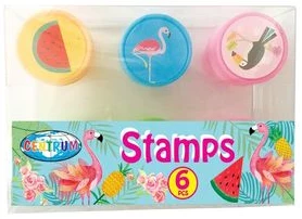Set of stamps for kids SUMMER 6pcs.