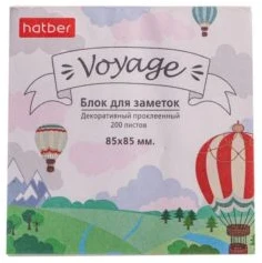 Memo notes 8.5x8.5cm (glued pages)  "Voyage"