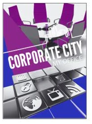 Notebook A4 ruled 96sh. "Corporate City"
