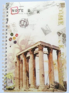 Notebook A5 60sh. double spiral  "Cities"