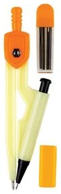 Compass plastic w/mech.pencil w/leads (assorted) /polybag