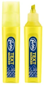 Text marker yellow chisel tip 1-5mm FOROFIS