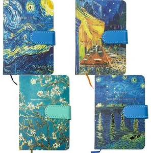 Notebook A6 ruled 128sh. hardcover, on clip "Vincent van Gogh"