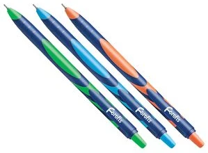 Ball pen "Sky" FOROFIS retractable oil based blue ink 0.7mm /paper box