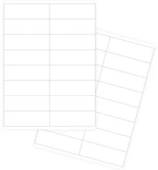 Self-adhesive white labels FOROFIS 105x35mm A4 100sh.