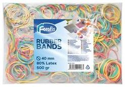 Gumijas naudai FOROFIS 500gr (80% lateksa) asorti