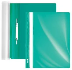 Mape- ātršuvējs ar perforāciju A4 FOROFIS 0.13/0.17mm (zaļa matēta)