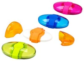 Oval shape 2 sides eraser 40x60x15mm