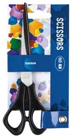 Šķēres 16cm "Centrum" ar melniem rokturiem