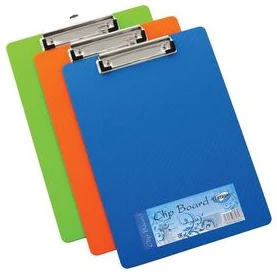 Clip board "Carbon" A4 3.0mm assorted PVC
