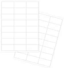 Self-adhesive white labels FOROFIS 70x36mm A4 100sh.