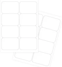 Self-adhesive white labels FOROFIS 99.1x67.7mm A4 100sh.