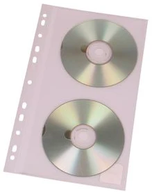 Kabatas CD/DVD diskiem ar perforāciju 10 gb.