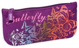 Penālis-kosmētikas maks "Butterfly" 21x10.5cm