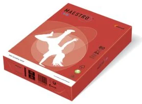 Papīrs "MAESTRO" A4 500lp. 80g Coral Red