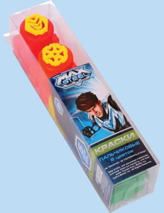 Finger painting set "Max Steel" 5col.x20ml