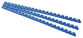 Spirāles plastmasas 10mm 65lp. FOROFIS 100gab. zilas