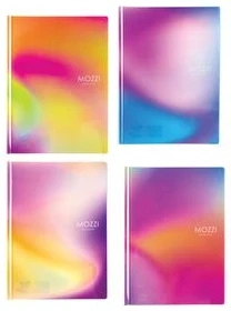 Mape ar klipsi "RAINBOW" A4 0.2mm assorti