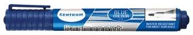 Permanent marker "Centrum" 2-5mm blue bullet tip
