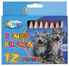 Zīmuļi 12kr. JUMBO ZOO