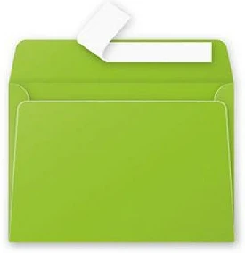 Envelopes C6 114x162 (10pcs.) green