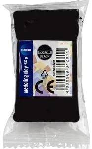 Plastilīns melna kr. 50g