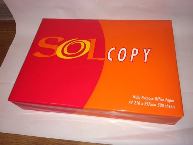Papīrs A4 500lp. 80g/m2 "SOL copy"