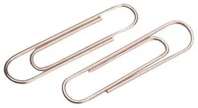 Paper clips 33mm 250pcs. round, nickeled