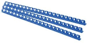 Spirāles plastmasas 14mm 125lp. FOROFIS 100gab. zilas