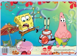 Galda pārklājums A4 "Sponge Bob" assorti
