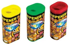 Sharpener plastic "EMOJIDEX " assorted