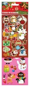 Decoration stickers MERRY CHRISTMAS! 3pcs. 260x185, 210x150, 140x120 mm