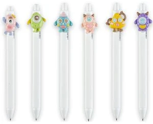 Automatic ball pen “MONSTER” blue ink 0.7mm (assorted)/display box)