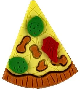 Eraser synthetic rubber "Pizza"