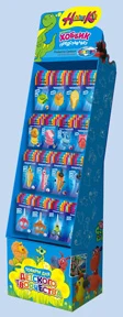 Stends "Hobby Kids" 170x68x36cm (kartons, 25 plastikāta āķiši)