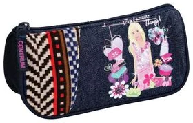 Penālis-kosmētikas maks "Jeans"  21x9.5x7cm