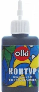 Akrila konturs OLKI 20ml pelēks