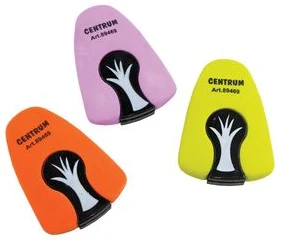 Synthetic eraser rubber with plastic holder "Centrum" 70x50x10mm