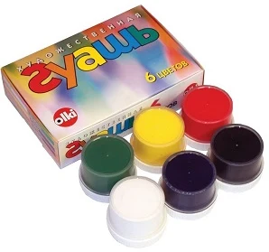 Gouche set OLKI 6col.x33ml