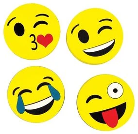 Magnetic whiteboard eraser EMOJIDEX d.5cm EVA