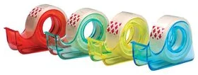 Stationery clear tape 15mm*10m in hard dispenser