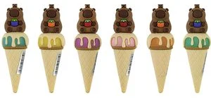 Text marker highlighter CAPYBARA MINI 1-3mm (assorted colours) /drum