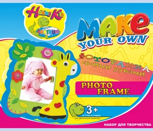(HK)Make your own photo frame-Cute Giraffe(EVA)