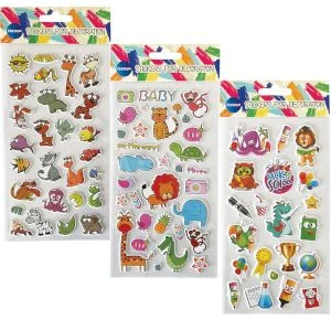 Decoration stickers Puffy "Cartoons" 190x100mm