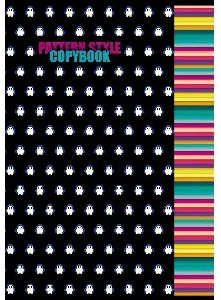 Norebook A4 squared 48sh. "Patternstyle"