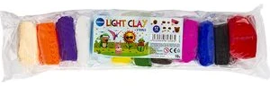 Viegls plastilīns sacietējošais 10gr x 12kr.