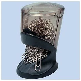 Magnetic clip holder with 25 paper clips